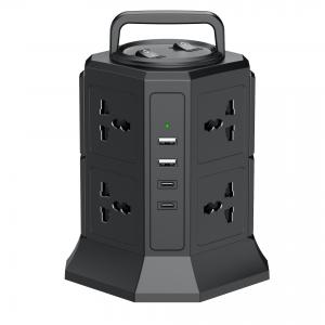 20W 2C2A  8AC USB All In 1 Heavy Load  Power Strip   