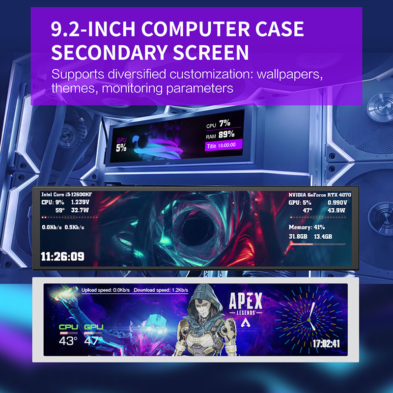 9.2-Inch PC Gaming Secondary Display