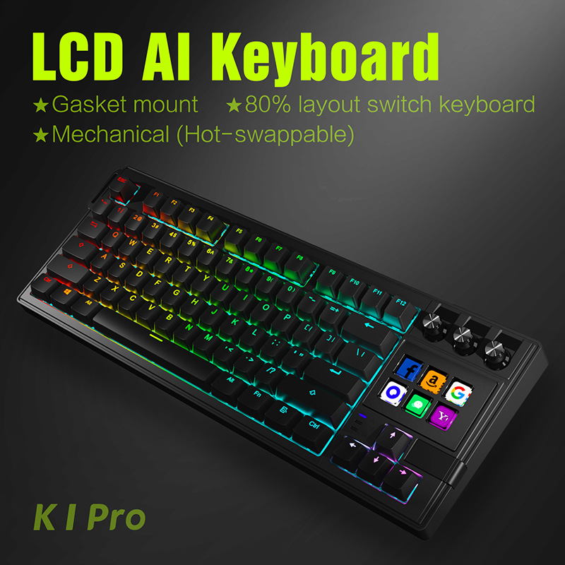 K1-Pro 78-Key LCD Keyboard  - 副本